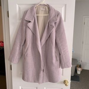 NWOT Loft lavender, herringbone coat